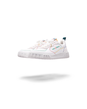 Women’s Court White & Multicolour White Sneakers