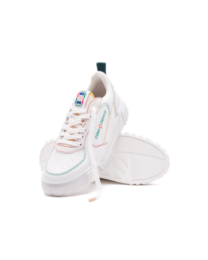Men’s Court White & Multicolour Sneakers
