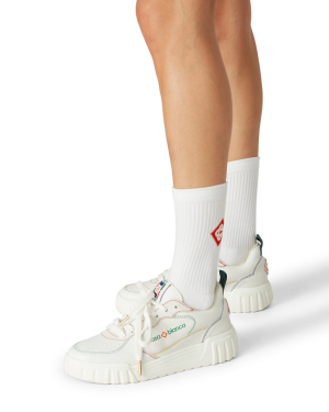 Women’s Court White & Multicolour White Sneakers