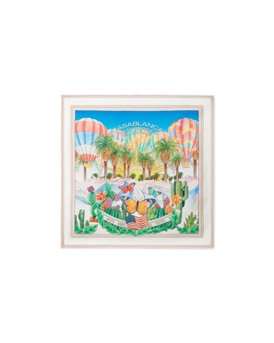 Psychadelic Medium Silk Scarf