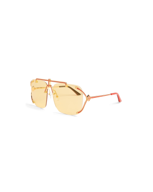 Gold & Red The Pilot Sunglasses