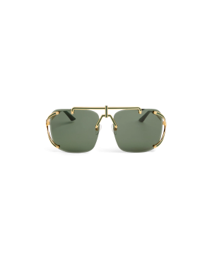 Gold & Green The Pilot Sunglasses