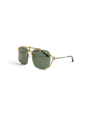 Gold & Green The Pilot Sunglasses