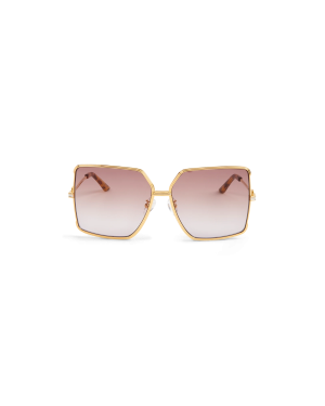 Brown & Gold The Castillo Sunglasses