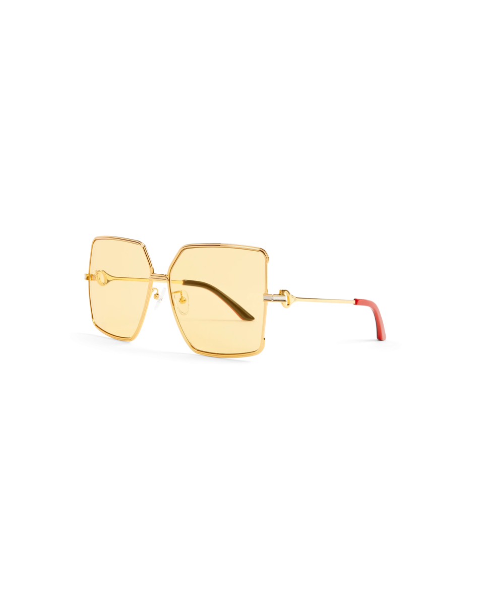 Yellow & Gold The Castillo Sunglasses