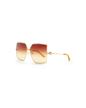 Orange & Gold The Castillo Sunglasses