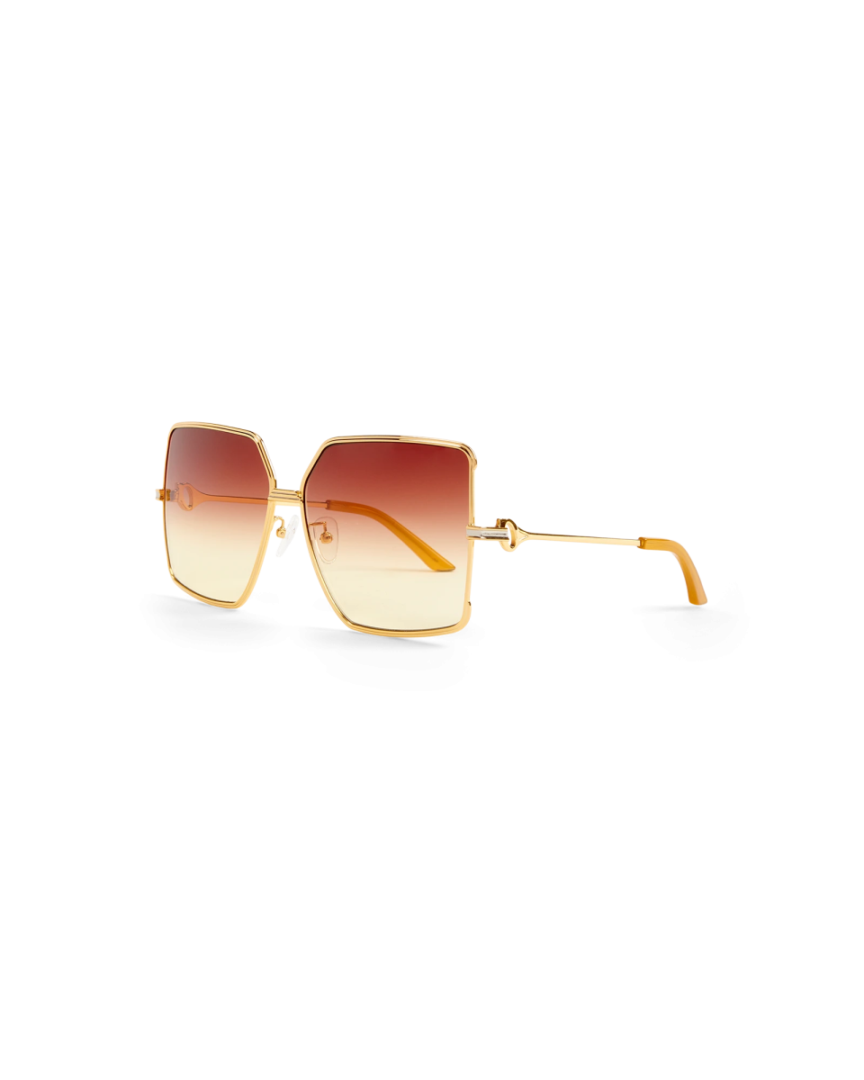 Orange & Gold The Castillo Sunglasses