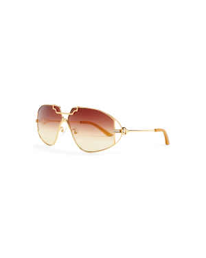 Brown & Gold The Avenida Sunglasses