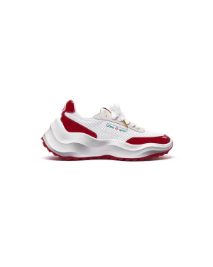 Men’s Atlantis White & Haute Red Sneaker