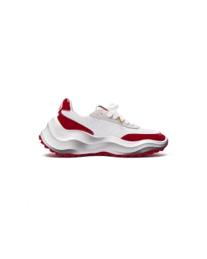 Men’s Atlantis White & Haute Red Sneaker