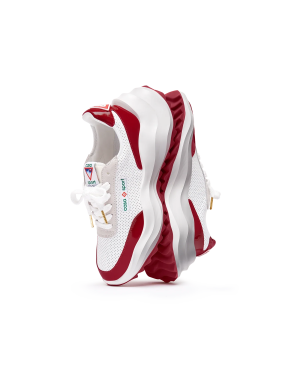 Women’s Atlantis White & Haute Red Sneaker