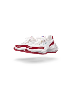 Women’s Atlantis White & Haute Red Sneaker