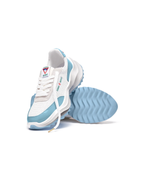 Men’s Atlantis White & Powder Blue Sneaker