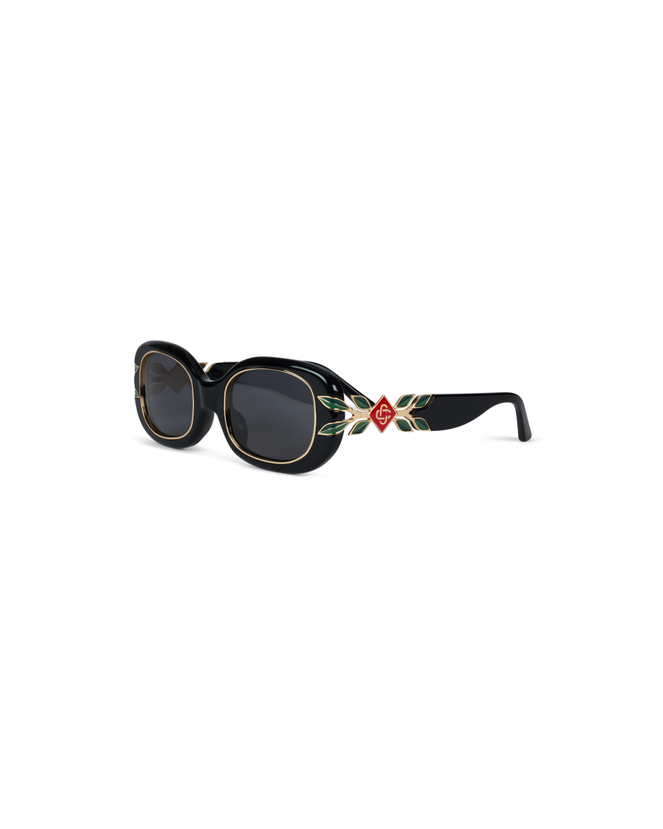 Black & Gold Laurel Sunglasses