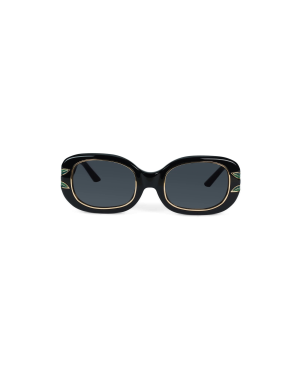 Black & Gold Laurel Sunglasses