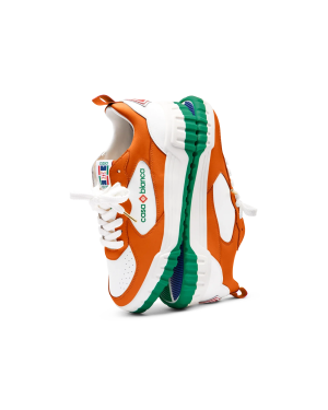 Men’s Court Orange & White Sneaker
