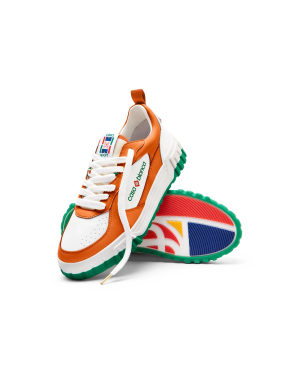 Women’s Court Orange & White Sneaker