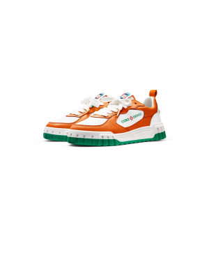 Women’s Court Orange & White Sneaker