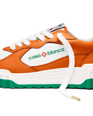 Women’s Court Orange & White Sneaker