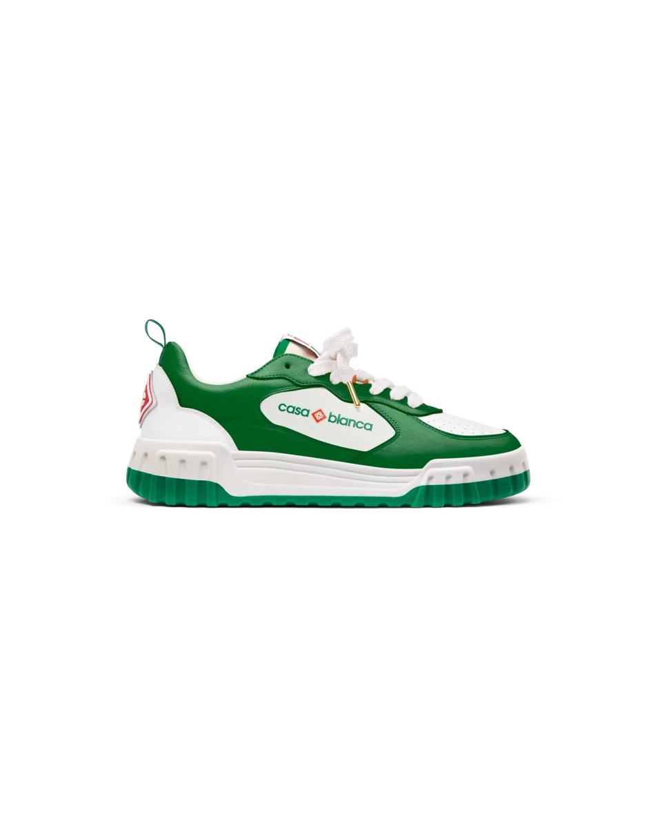 Men's Court Green & White Sneaker
