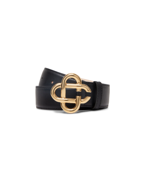 Black CC Logo Belt