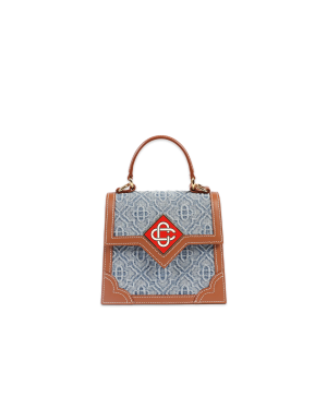 Monogram Denim Mini Jeanne Bag