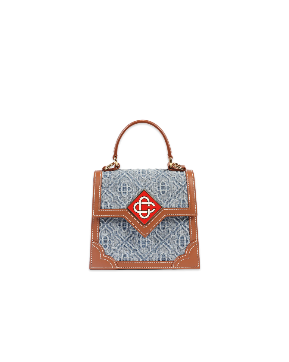 Monogram Denim Mini Jeanne Bag