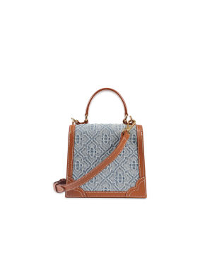 Monogram Denim Mini Jeanne Bag