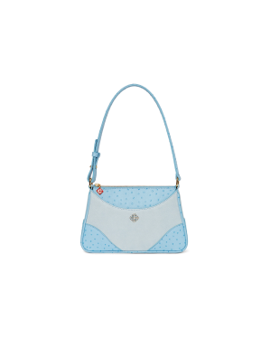 Blue Jeanne Pochette Shoulder Bag