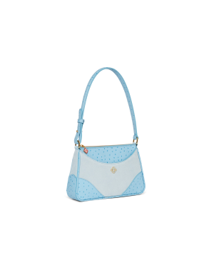 Blue Jeanne Pochette Shoulder Bag