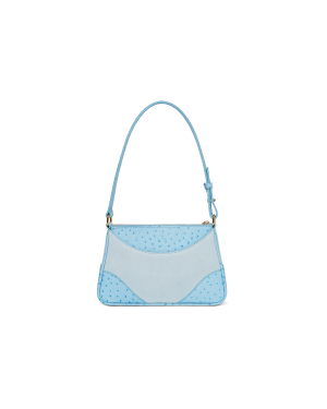 Blue Jeanne Pochette Shoulder Bag