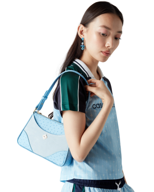 Blue Jeanne Pochette Shoulder Bag