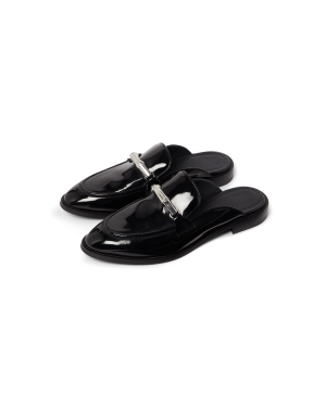 Black Bamboo Slip On Loafer