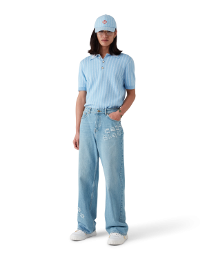 Laurel Stripe Logo Patch Cap