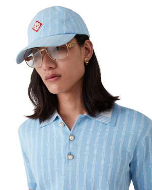 Laurel Stripe Logo Patch Cap