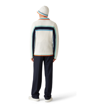 Tennis Stripe Crochet Hat