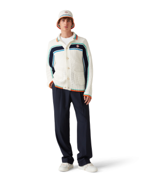 Tennis Stripe Crochet Hat