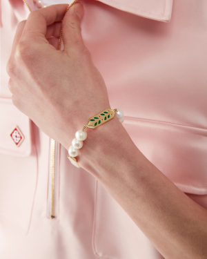 Laurel Pearl Bracelet