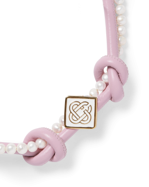 Pink Knotted Necklace