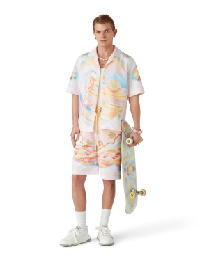 Pink Knotted Pearl Bracelet