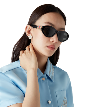 Monogram Logo Stud Earrings