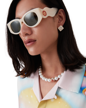 Monogram Logo Stud Earrings