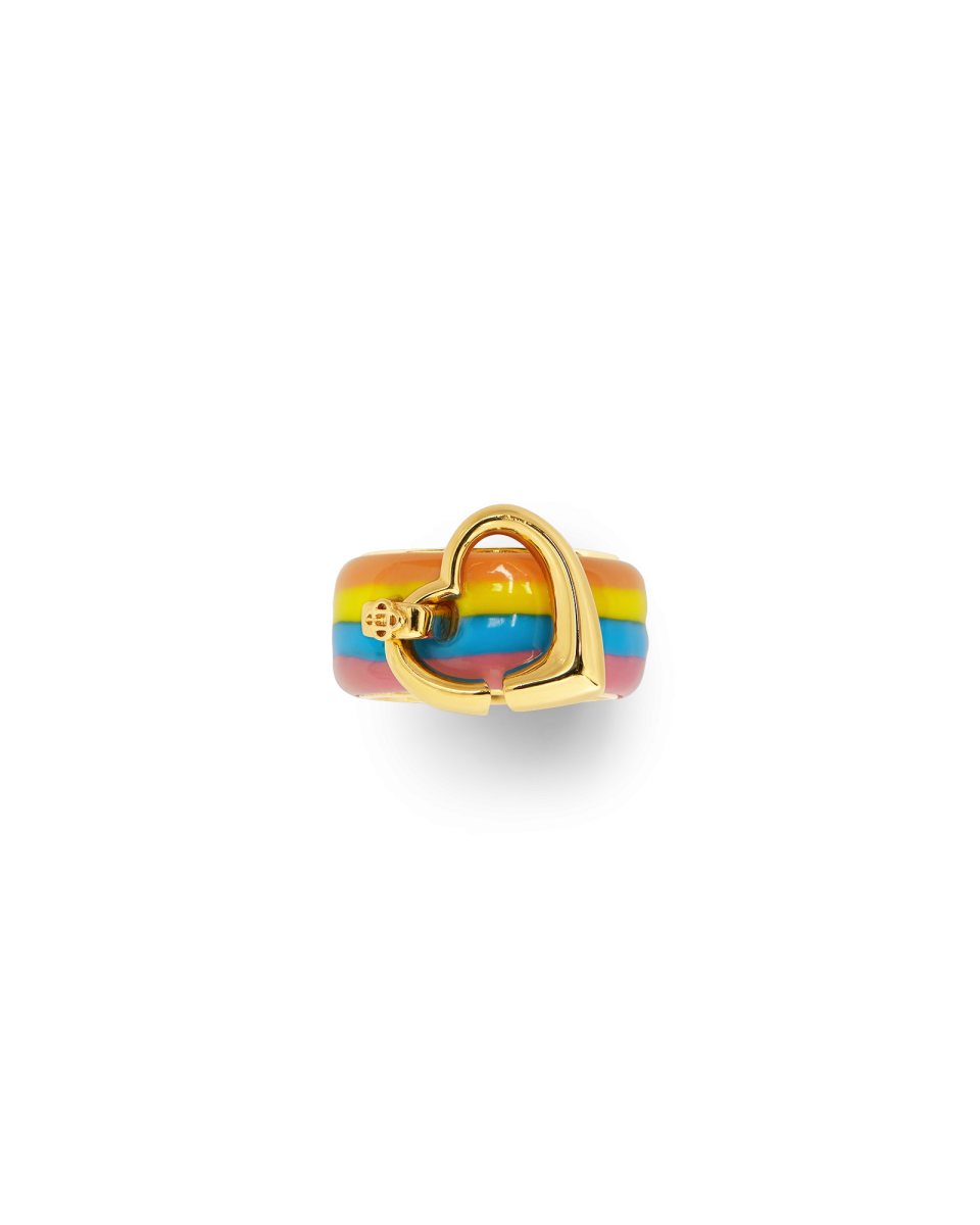 Rainbow Heart Ring