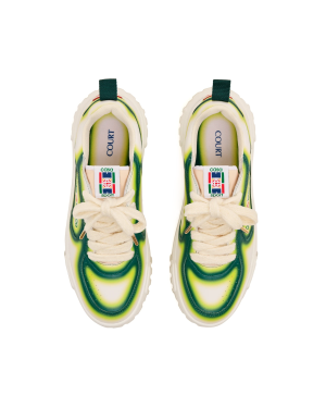 Men’s Court Green Fade Sneaker