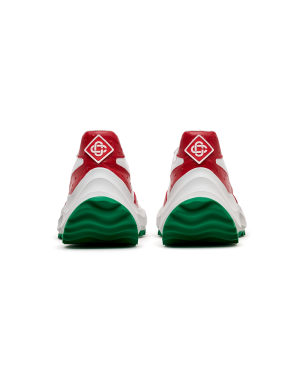 Men’s Atlantis Red Ostrich Sneakers