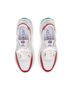 Women’s Atlantis Red Ostrich Sneakers