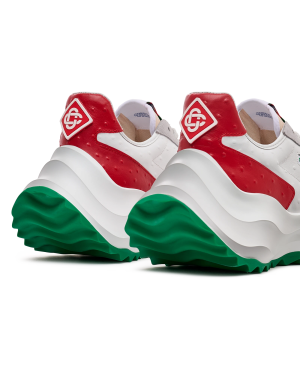 Women’s Atlantis Red Ostrich Sneakers