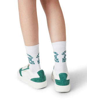 Women’s Del Mar White & Green Sneaker