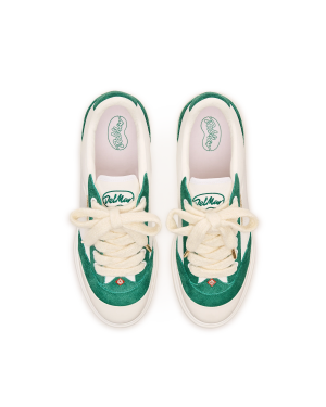 Women’s Del Mar White & Green Sneaker