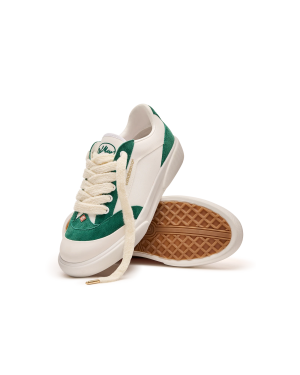 Women’s Del Mar White & Green Sneaker